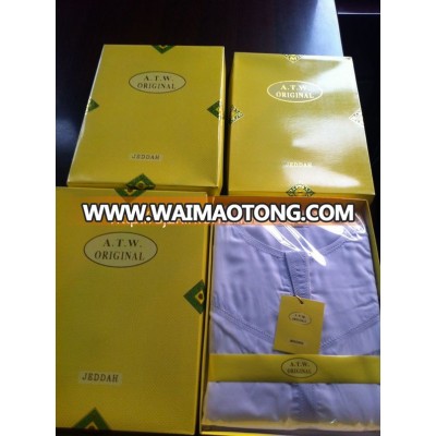 Long sleeve men muslim, qatar Robes of Muslim clothing ,Ready goods in factory